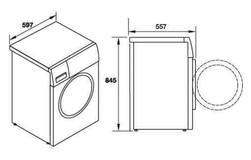 Máy giặt hafele HW-F60A 539.96.140