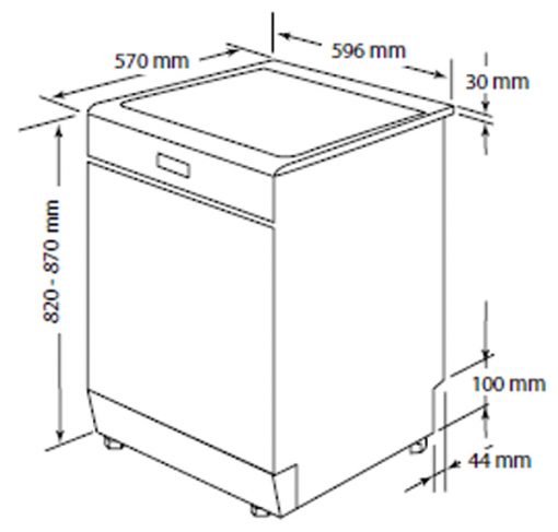 Máy rửa bát hafele HDW-F60C 533.23.200