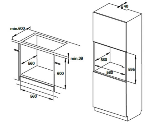 lò nướng Hafele HO-K60B 534.05.581