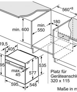 Lò nướng Bosch HBG633BS1J