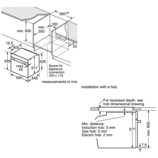 Lò nướng Bosch HBG656RS1B