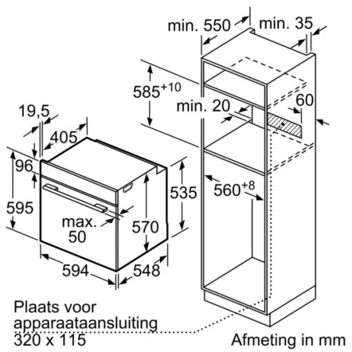 lò nướng Bosch HBG5575S0A