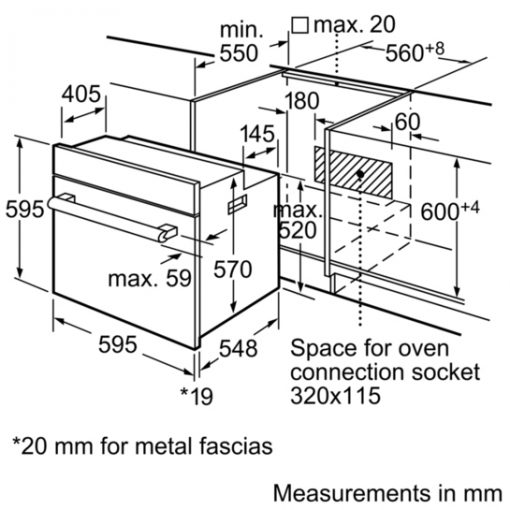 Lò nướng Bosch HBN559E1M