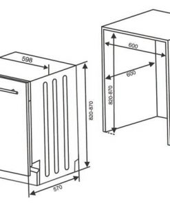 MÁY RỬA BÁT HAFELE HDW-FI60A 533.23.26