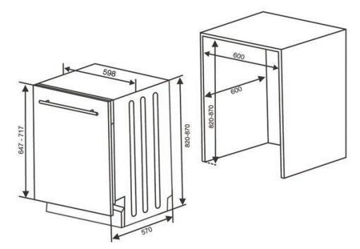 MÁY RỬA BÁT HAFELE HDW-FI60A 533.23.26