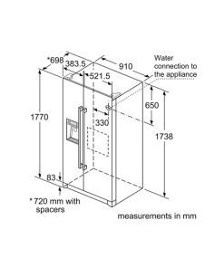 Tủ lạnh Bosch KAI90VI20G