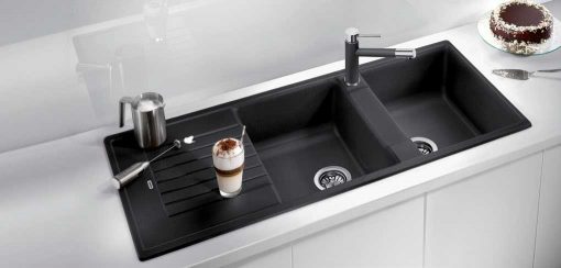 chậu rửa bát blancozia 8s 565.76.350 màu đen
