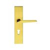 khóa cửa hafele 901.79.101 màu vàng bóng