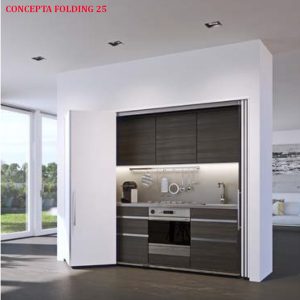 cửa trượt xếp giấu cánh concepta folding 25 408.30.019