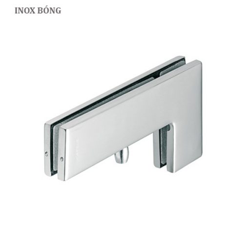 kẹp kính chữ L hafele 981.00.031 inox bóng