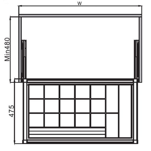 kích thước Khay đựng trang sức Hafele