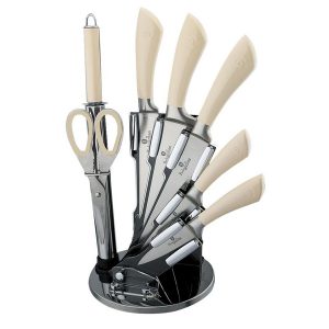 bộ 8 dao kèm đế inox 531.01.003