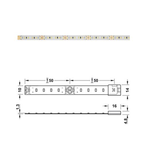 đèn led dây hafele 24V 3015