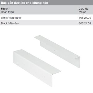 bas gắn dưới kệ Hafele Premio