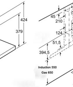 kích thước Máy hút mùi Bosch DWB77CM50