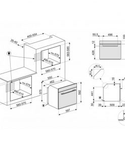 lò nướng Smeg SF6102TVS 536.64.712