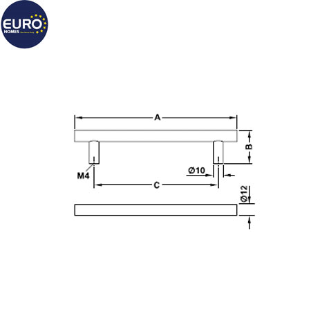 tay nắm tủ hafele 101.20.010