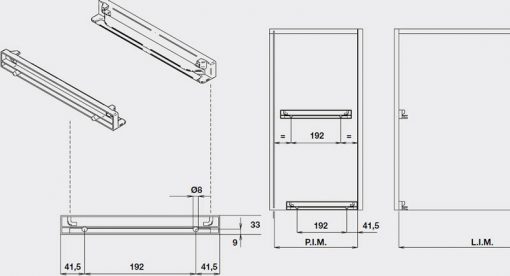 kích thước giá úp bát đĩa Hafele cố định