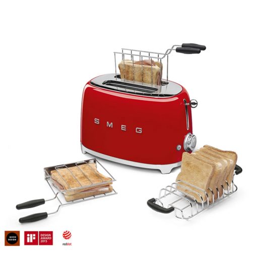 Lò nướng bánh mì Smeg TSF01RDEU 535.43.669 MÀU ĐỎ