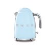 Ấm đun nước Smeg KLF03PBEU 535.43.678 màu xanh nhạt dòng 50's Style