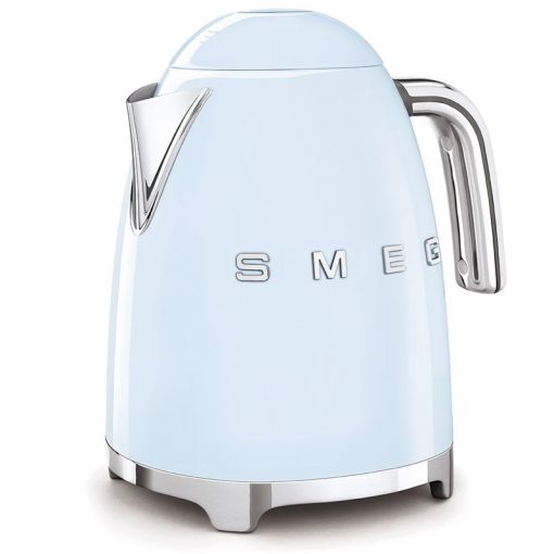 Ấm đun nước Smeg KLF03PBEU 535.43.678 màu xanh nhạt dòng 50's Style
