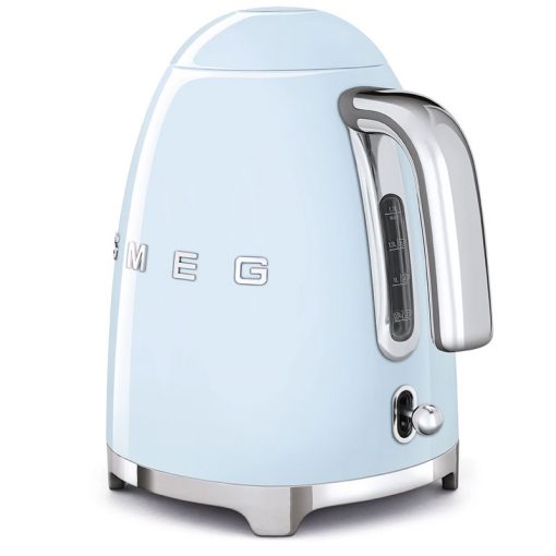 Ấm đun nước Smeg KLF03PBEU 535.43.678 màu xanh nhạt dòng 50's Style