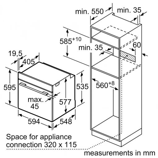 Lò nướng Bosch HBG634BB1B