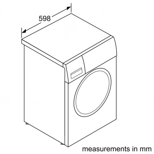 Kích thước Máy giặt Bosch WAV28L40SG