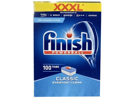 HỘP VIÊN RỬA BÁT FINISH CLASSIC 100 VIÊN