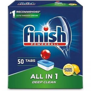 Hộp viên rửa bát finish All in 1 50 viên