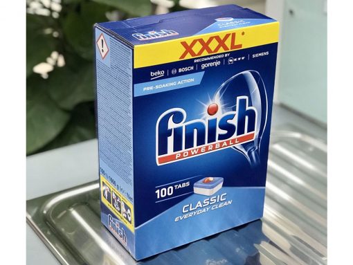 HỘP VIÊN RỬA BÁT FINISH CLASSIC 100 VIÊN