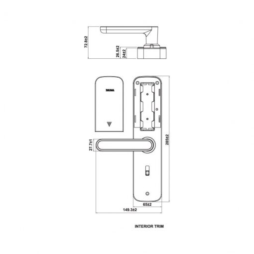 KHÓA ĐIỆN TỬ BAUMA BM610